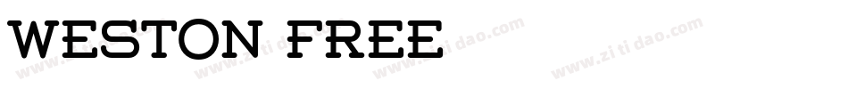 Weston Free字体转换